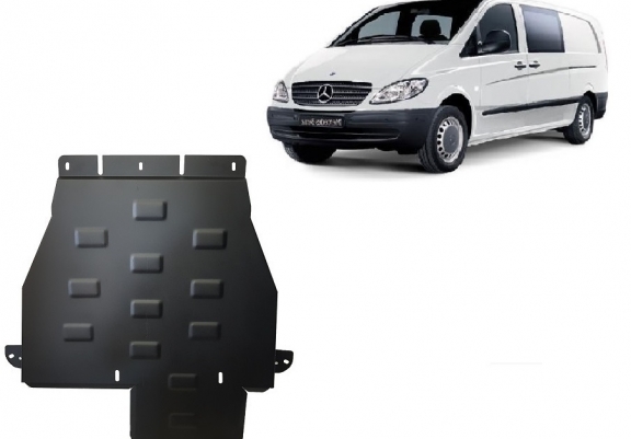 Protection de la boîte de vitesse Mercedes Vito W639 - 4x4 - Boîte de vitesse automatique