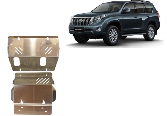 Protection Sous Moteur Toyota Land Cruiser 150 - Aluminium 
