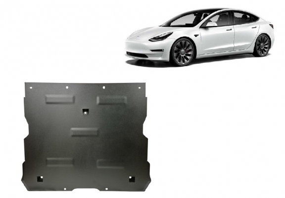 Protection sous moteur électrique avant pour Tesla Model 3 AWD