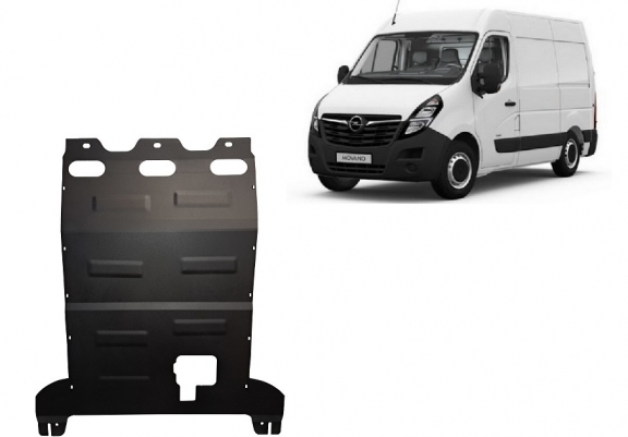Protection sous moteur et de la boîte de vitesse Opel Movano C 