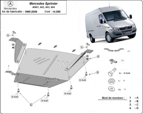 Protection Sous Moteur Mercedes Sprinter