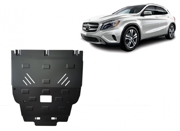 Protection sous moteur et de la boîte de vitesse Mercedes GLA X156