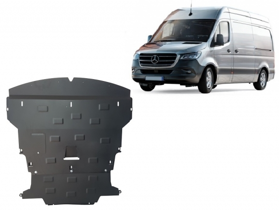 Protection sous moteur et de la radiateur Mercedes Sprinter-Traction 