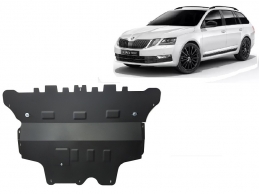 Protection sous moteur et de la boîte de vitesse Skoda Octavia 3 - boîte de vitesses manuelle