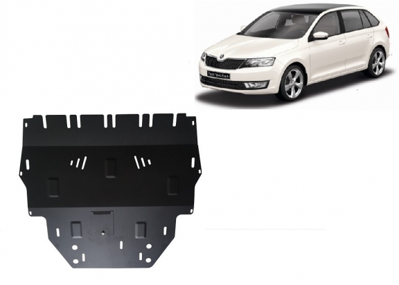 Protection sous moteur et de la boîte de vitesse Skoda Spaceback