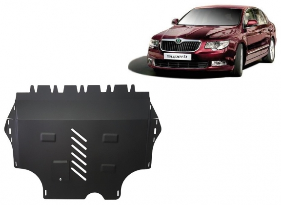 Protection sous moteur et de la boîte de vitesse Skoda Superb