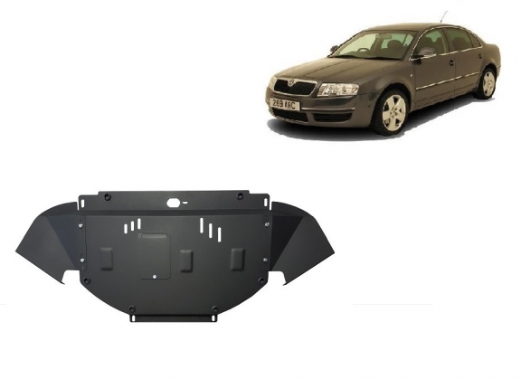 Protection sous moteur et de la radiateur Skoda Superb - 2.5 Tdi, V6