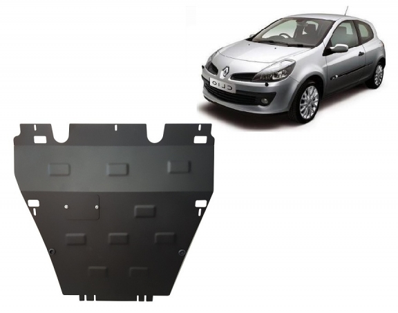 Protection sous moteur et de la boîte de vitesse Renault Clio 3