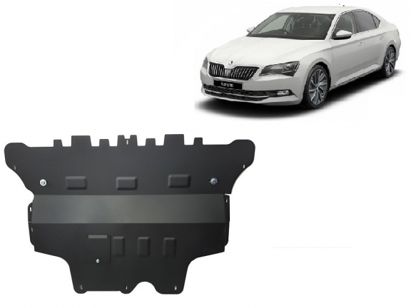 Protection sous moteur et de la boîte de vitesse Skoda Superb - Boîte de vitesse automatique