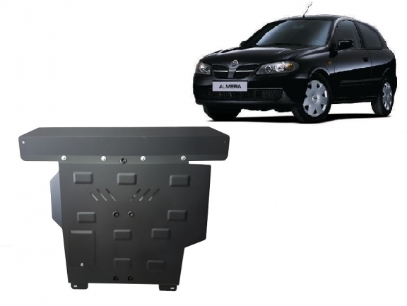 Protection sous moteur et de la boîte de vitesse Nissan Almera Tino
