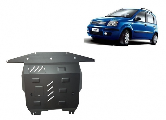 Protection sous moteur et de la boîte de vitesse Fiat Panda