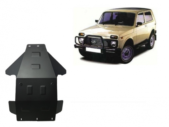 Protection sous moteur et de la boîte de vitesse Lada Niva