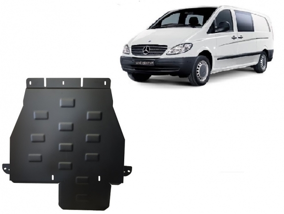 Protection de la boîte de vitesse Mercedes Vito W639 - 4x4 - Boîte de vitesse automatique