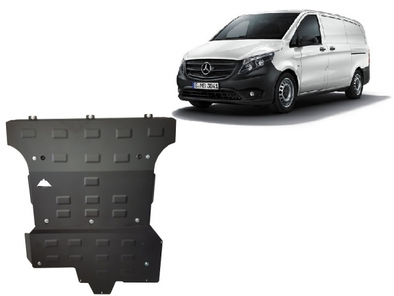 Protection sous moteur et de la boîte de vitesse  Mercedes Viano W447 2.2 D, 4x4