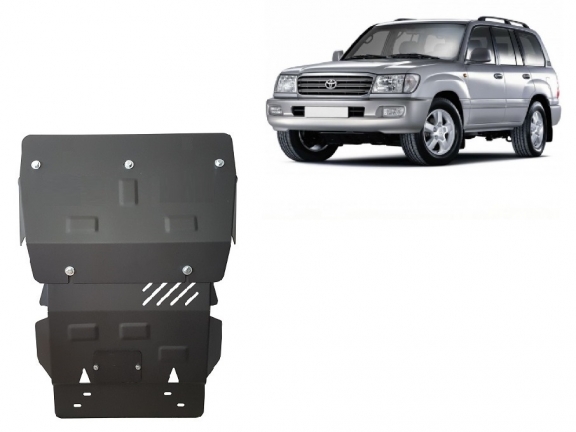 Protection sous moteur et de la radiateur Toyota Land Cruiser J100
