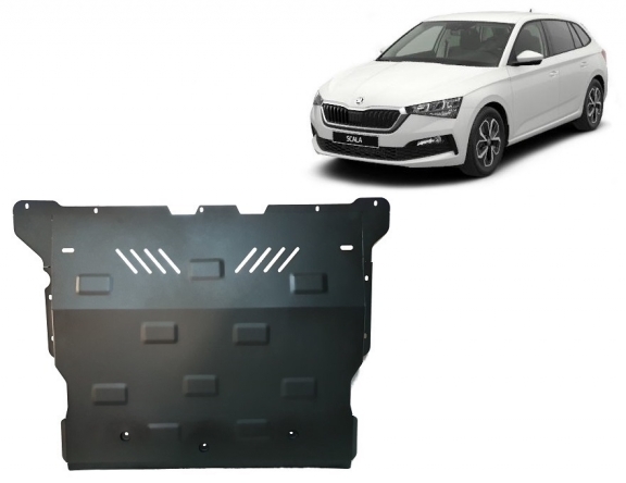 Protection sous moteur et de la boîte de vitesse Skoda Scala