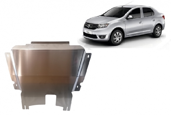  - Aluminum protection sous moteur et de la boîte de vitesse Dacia Logan 2