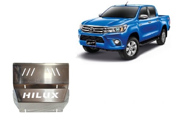 Protection de radiateur Toyota Hilux Revo - Aluminium