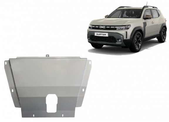 Protection sous moteur et de la boîte de vitesse Dacia Duster - 4x2 +4x4 - Aluminium