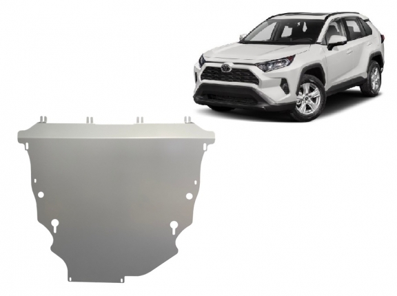 Protection sous moteur et de la boîte de vitesse  Toyota RAV4 - Aluminium  