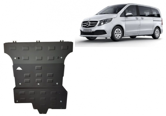 Protection sous moteur et de la boîte de vitesse  Mercedes V-Class W447 2.2 D, 4x4