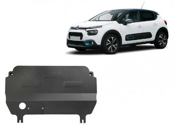 Protection sous moteur et de la boîte de vitesse Citroen C3