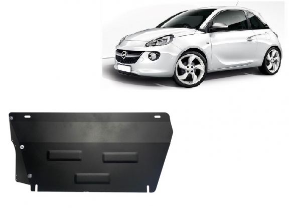 Protection sous moteur et de la boîte de vitesse Opel Adam