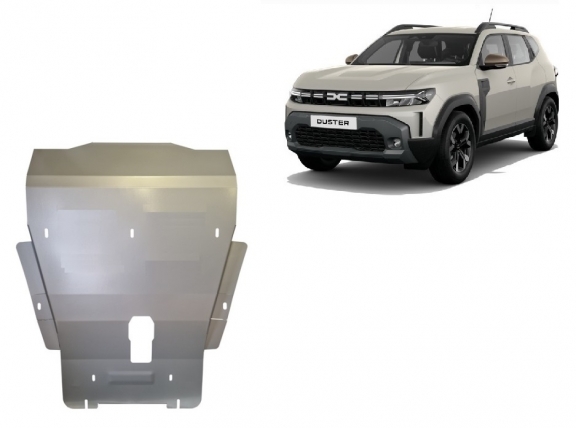 Protection sous moteur et de la boîte de vitesse Dacia Duster Aluminium- 4x4