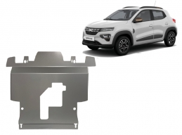 Protection sous moteur et de la boîte de vitesse Dacia Spring Extreme - Aluminium 