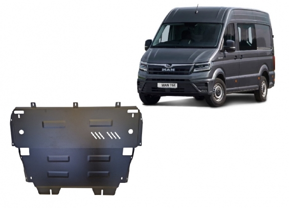 Protection sous moteur et de la boîte de vitesse MAN Tge