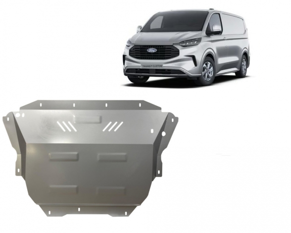 Acier galvanisé protection sous moteur et de la boîte de vitesse Ford Transit Custom