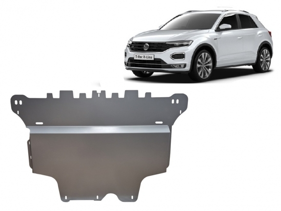 Aluminium protection sous moteur et de la boîte de vitesse Volkswagen T-Roc