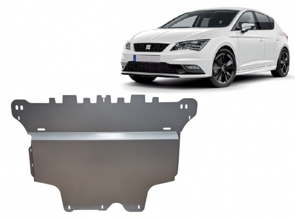 Aluminium protection sous moteur et de la boîte de vitesse Seat Leon Mk3 5F