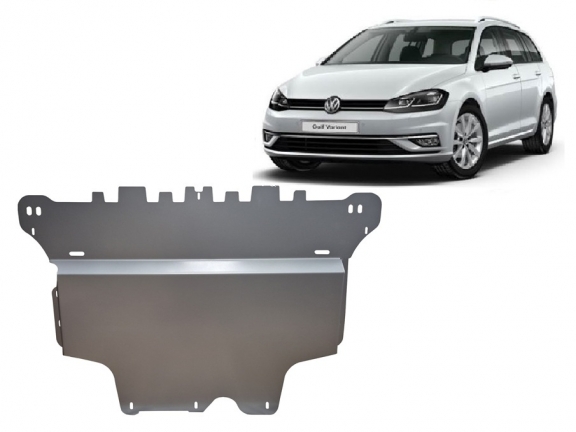 Aluminium protection sous moteur et de la boîte de vitesse VW Golf 7
