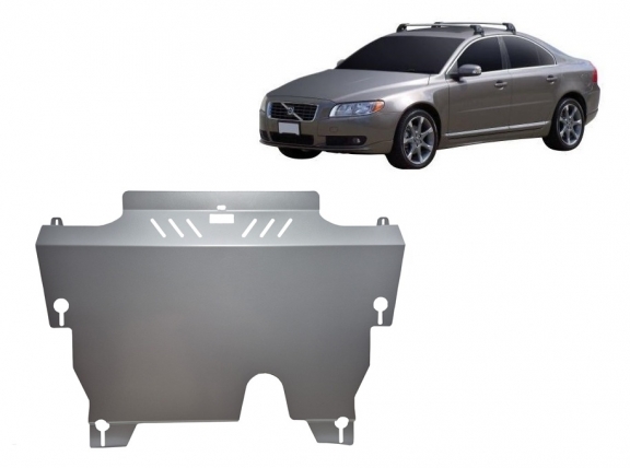 Aluminium protection sous moteur et de la boîte de vitesse Volvo S80