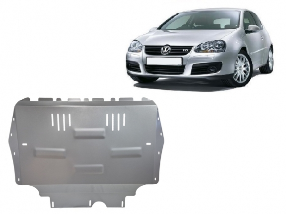 Aluminium protection sous moteur et de la boîte de vitesse Vw Golf Plus