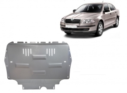 Aluminium protection sous moteur et de la boîte de vitesse Skoda Octavia 2