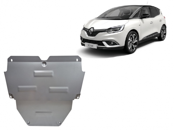 Aluminium protection sous moteur et de la boîte de vitesse Renault Scenic IV