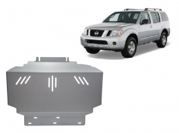 Aluminum protection sous moteur et de la boîte de vitesse Nissan Pathfinder