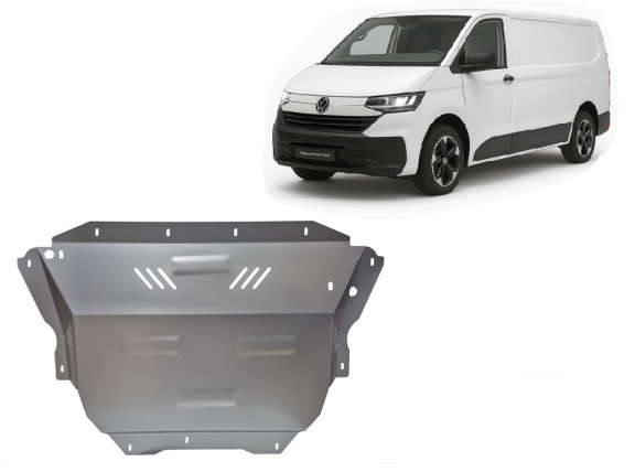 Aluminium protection sous moteur et de la boîte de vitesse Volkswagen Transporter T7 Van