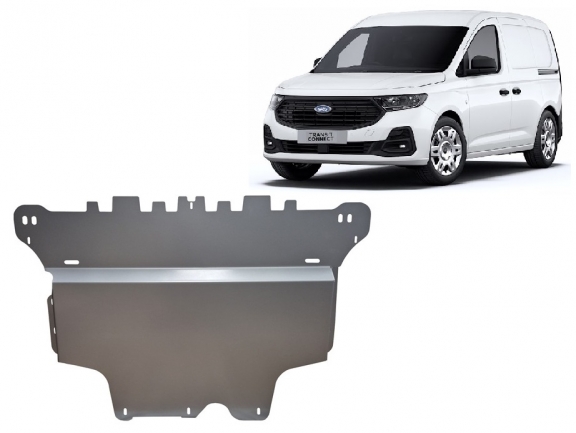 Aluminium protection sous moteur et de la boîte de vitesse Ford Transit Connect