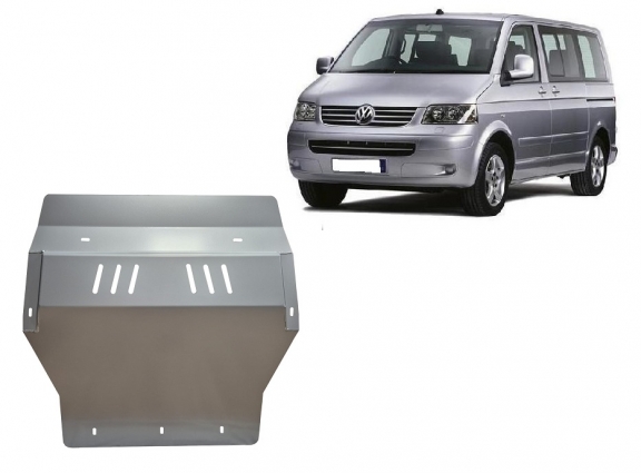 Protection sous moteur et de la boîte de vitesse Volkswagen Transporter T5 Caravelle Aluminium