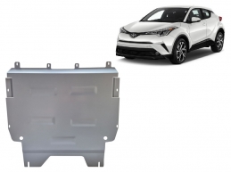 Protection sous moteur et de la boîte de vitesse  Toyota C-HR- Aluminium  