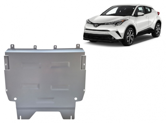 Protection sous moteur et de la boîte de vitesse  Toyota C-HR- Aluminium  