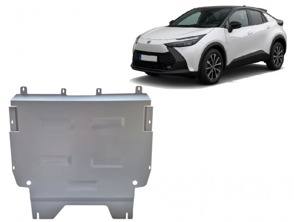 Protection sous moteur et de la boîte de vitesse  Toyota C-HR- Aluminium  