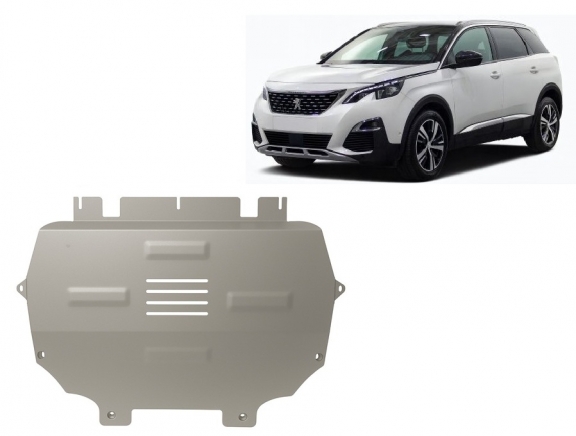 Protection sous moteur et de la boîte de vitesse Peugeot 5008 - Aluminium 
