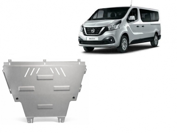 Protection sous moteur et de la boîte de vitesse Nissan NV300 - Aluminium 