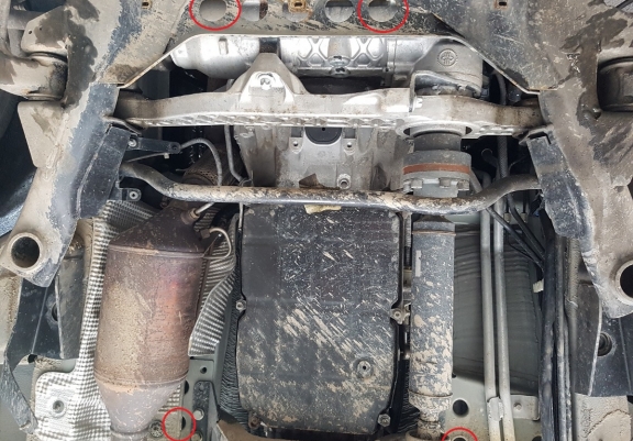 Protection de la boîte de vitesse Mercedes Vito W639 - 4x4 - Boîte de vitesse automatique