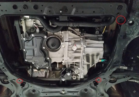 Protection sous moteur et de la boîte de vitesse Nissan Micra