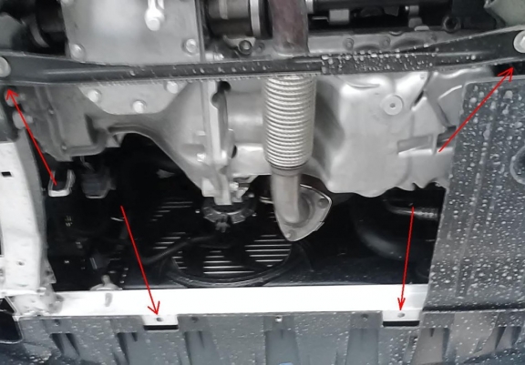 Protection sous moteur et de la boîte de vitesse Opel Corsa E